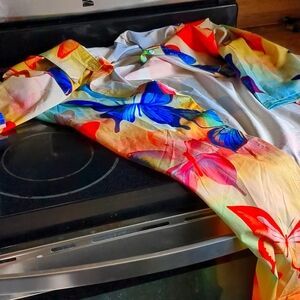 Butterfly full length jacket blouse